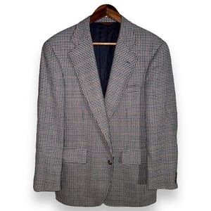80s Jos. A Bank Multicolored Check 100% Wool Sportcoat 40R